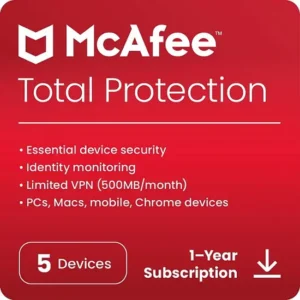 McAfee – Total Protection (5 Device)